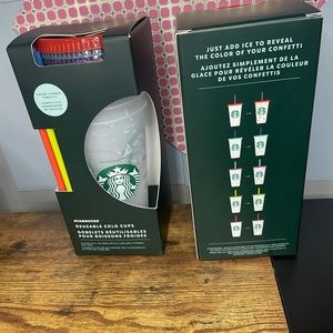 Starbucks 2021 confetti color changing cups (pack)